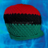 Jamaica Cap Hat Reggae Rasta Crown Dreadlocks Roots Selassie Africa Marley M/L