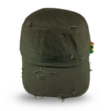 Rastacap Dubwise Army Rasta Cap Cadet Military Style Hat Army Cap Castro 1sz Fit