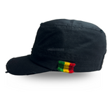 Rastacap Dubwise Army Rasta Cap Cadet Military Style Hat Army Cap Castro 1sz Fit