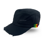 Rastacap Dubwise Army Rasta Cap Cadet Military Style Hat Army Cap Castro 1sz Fit