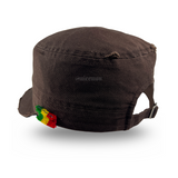 Rastacap Dubwise Army Rasta Cap Cadet Military Style Hat Army Cap Castro 1sz Fit