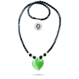 Hematite Choker Necklace Pendant Peace Hematite Fashion Necklace Unisex 18" (Copy)
