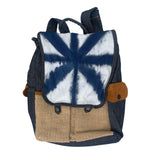 Handmade Blue Jeans Burlap Backpack Bag Beach Bags Surfer Bag Hawaii Jamaica