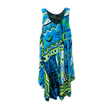 Sleeveless Women's Sundress Jamaica Beach Rasta Reggae Hawaii Ladies Dress