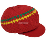 Rasta Rastafari Hat Cap Rastacap Reggae Jamaica Hats Dreadlocks Marley Irie M/L