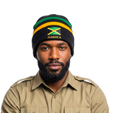 Rasta Beanie Tam Cap Hat Rastafari Selassie Africa Jamaica Reggae Beanie 1SZ FIT
