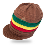 Irie Bless One Love Rasta Hat Dreadlocks Jamaica Reggae Marley Cotton Caps XL