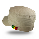 Rastacap Dubwise Army Rasta Cap Cadet Military Style Hat Army Cap Castro 1sz Fit