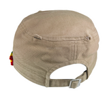 Rastacap Dubwise Army Rasta Cap Cadet Military Style Hat Army Cap Castro 1sz Fit