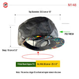 Rasta Mesh Cap Hat Reggae Rastafari Dubwise Jamaica Negus Marley XL/XXL 65 cm