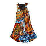 Sleeveless Women's Sundress Jamaica Beach Rasta Reggae Hawaii Ladies Dress