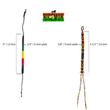 Lot of 2 String Friendship Wrist Ankle Bracelet Hippie Rasta Reggae Irie Cool Runnings