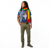 Rastafari Jamaica Reggae Rasta Scarf Roots Scarf Irie Reggae Africa Marley 85"