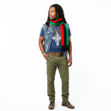Rastafari Jamaica Reggae Rasta Scarf Roots Scarf Irie Reggae Africa Marley 85"