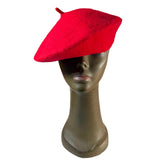 Wool Beret Hat Irie Rasta Style Unisex Soft Basque Cap Military Army Cultural