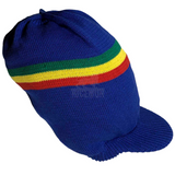 Deep Crown Rasta Peak Hat Cap Marley Jamaica Rastafari Reggae Rastafashion L/XL