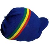 Deep Crown Rasta Peak Hat Cap Marley Jamaica Rastafari Reggae Rastafashion L/XL