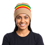 Rasta Beanie Tam Cap Hat Rastafari Selassie Africa Jamaica Reggae Beanie 1SZ FIT