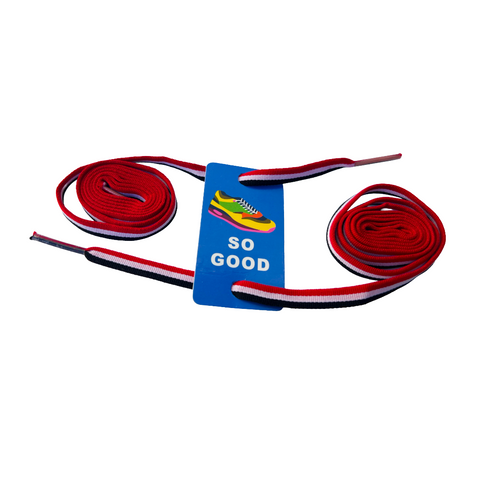 Trinidad Tobago Flag Colors Shoe Laces Soca Carnival Shoe Lace Strings 41"