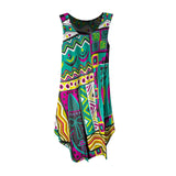 Sleeveless Women's Sundress Jamaica Beach Rasta Reggae Hawaii Ladies Dress