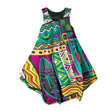 Sleeveless Women's Sundress Jamaica Beach Rasta Reggae Hawaii Ladies Dress