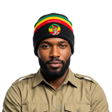 Rasta Beanie Tam Cap Hat Rastafari Selassie Africa Jamaica Reggae Beanie 1SZ FIT