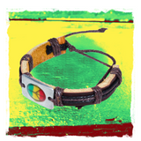 Rasta Peace Sign Boho Bohemian Tribal Ethnic Retro Vintage Surfer Bob Festival