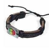 Rasta Peace Sign Boho Bohemian Tribal Ethnic Retro Vintage Surfer Bob Festival