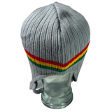Rasta Chullo Hat Beanie Earflaps Jamaica Reggae Dreadlock Ski Cap Artisan Style
