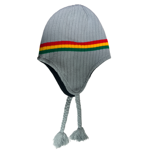 Rasta Chullo Hat Beanie Earflaps Jamaica Reggae Dreadlock Ski Cap Artisan Style