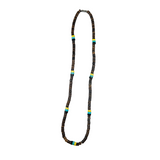 Bahamas Coco Bead Necklace 18" 5mm Natural Coconut Shell Choker Barrel Lock New
