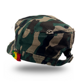 Rastacap Dubwise Army Rasta Cap Cadet Military Style Hat Army Cap Castro 1sz Fit