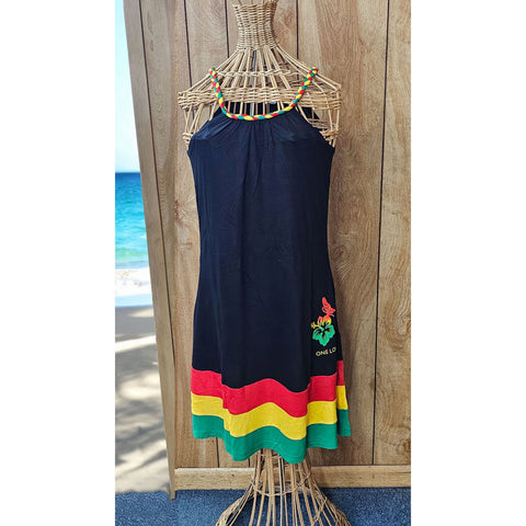 Jamaica Beach Rasta Dress Empress Style Reggae Cool Runnings Bahamas Negril