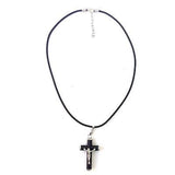 Jesus Necklace Cross Jesus Lord Pendant Our Lord Savior Jesus Lord Necklace 18"