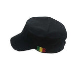 Rastacap Dubwise Army Rasta Cap Cadet Military Style Hat Army Cap Castro 1sz Fit