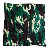 Jamaica Camouflage Jungle Weed Haiti Lion Bandana Rasta 22"x22"