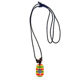 Black Cord Necklace Reggae Vibes Canna Leaf Rasta Necklace Pendant Irie 1SZ FIt