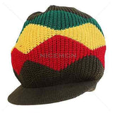 Rasta Reggae Dreadlocks Jamaica Marley Hat Cap Crown Rasta Hat Cool Runnings S/M