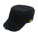 Rastacap Dubwise Army Rasta Cap Cadet Military Style Hat Army Cap Castro 1sz Fit