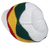 Rasta Reggae Dreadlocks Jamaica Marley Hat Cap Crown Rasta Hat Cool Runnings L/XL