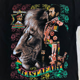 Rastafari Selassie King Of Kings T Shirt Reggae Jamaica Marley Rasta Africa LION