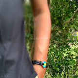 Bahamas Colors Faux Leather Wrist Cuff Wrist Bracelet Grand Nassau BAHAMIAN