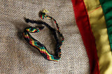 Rasta Friendship Rope Wrist Bracelet 100% Cotton Reggae Marley Irie Jamaica 11"