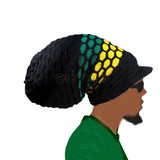 Jumbo Rasta Hat Cap Rastafari Roots Reggae Peak Crown Super Tall Marley XL/XXL