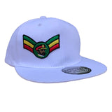 Reggae Hip Hop Cap Rasta Rastafari One Love Reggae Urban Flat Bill SNAPBACK 1SZ