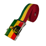 Jamaica Lion Of Judah Africa Afro Ethopia Selassie Canvas Belt 1 SZ Adjustable