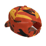Orange Camouflage Military Camo Ball Baseball Caps Hats 100% Cotton 1sz Fit