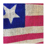 USA American Shopping Bag Handbag Burlap Boho Hippie Gypsy Jute BURLAP