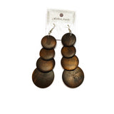 Empress Royalty Wood Fashion Jewelry Earrings Roots Reggae One Love Jamaica NEW