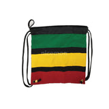 Rasta Duffle Square Sack Ez Backpack Back Pack Reggae Marley Jamaica 15"x15"
